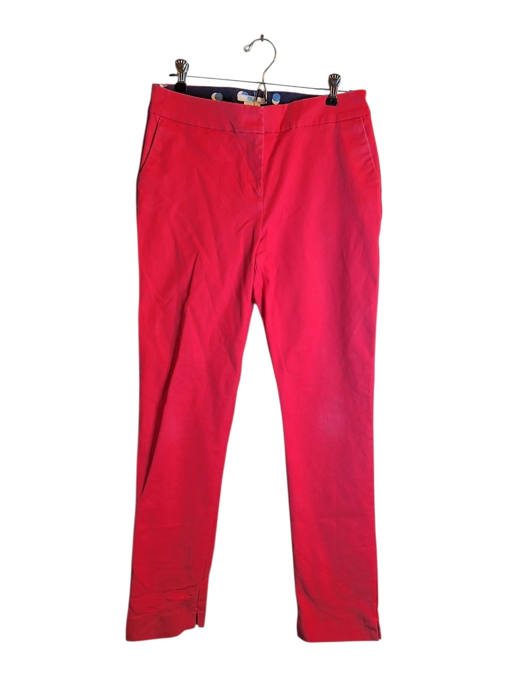 Womens Boden Ankle Cropped Red Pants 8R